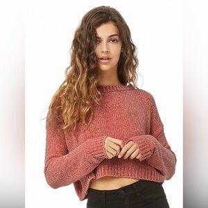 Forever 21 Chenille Cropped Sweater